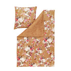 bettbezug kissenbezug herbst blumen blaetter