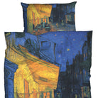 bettwaesche vincent van gogh kunstwerk malerei cafe abend