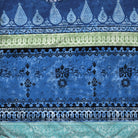 bettwaesche casatex blau tuerkis orientalisch mandala biber 