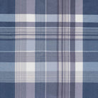 bettwaesche bettgarnitur karomuster blau