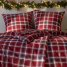 bettwaesche bettgarnitur karo muster flanell