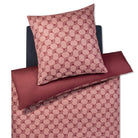 bettwaesche bettgarnitur cornflower einfarbig rot joop