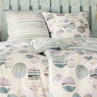 bettwaesche bettgarnitur punkte querstreifen aquarell mako satin
