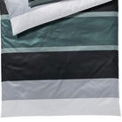 bettwaesche streifen linien gruen mako satin