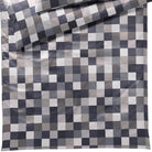 bettwaesche kaestchen grau mako satin