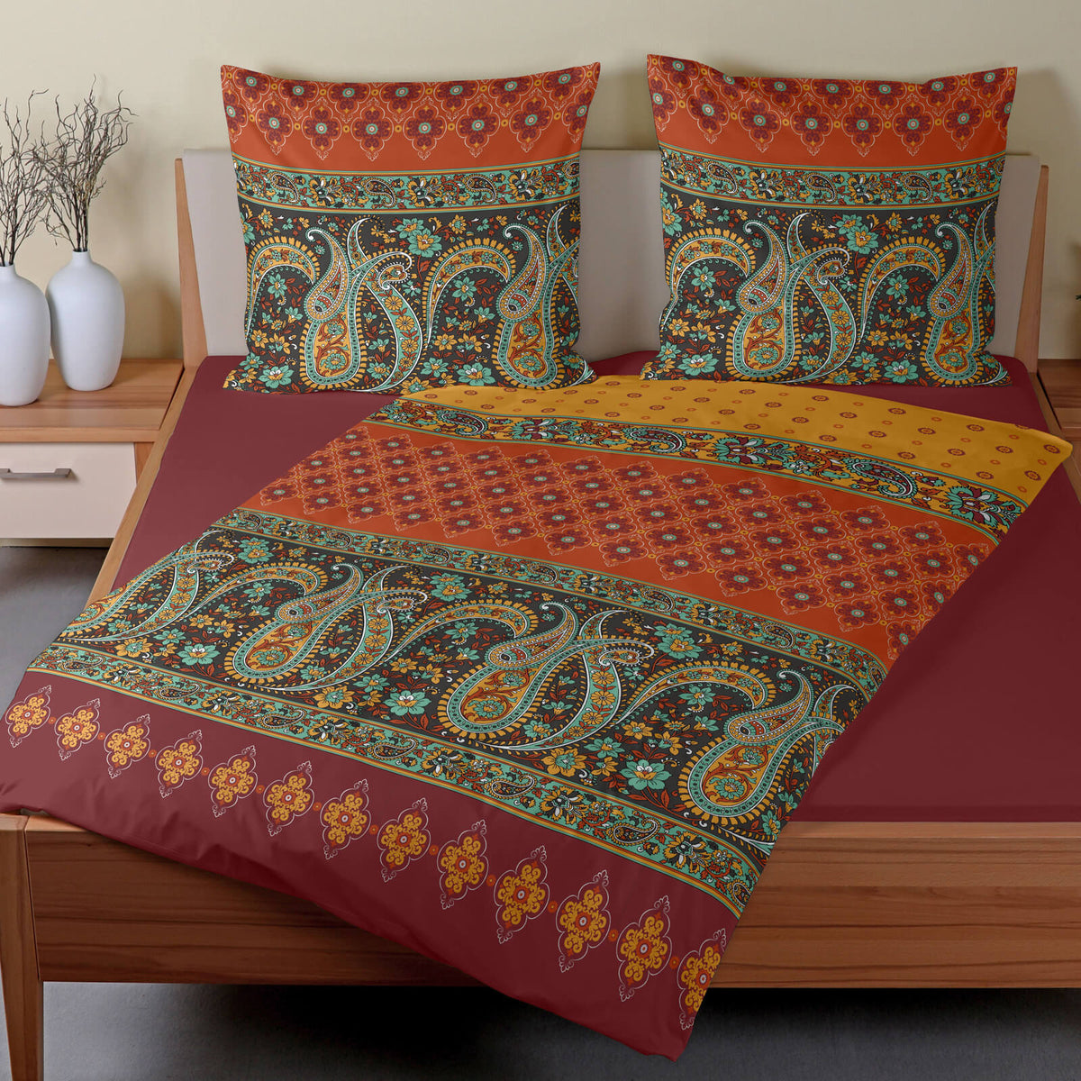 casatex bettwaesche murillo paisley ornamente