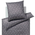 bettwaesche joop! gemustert graphite grau mako satin