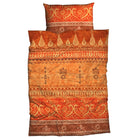 bettwaesche indi paisley mandala henna indisch orange
