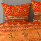 bettwaesche indi paisley mandala henna indisch orange