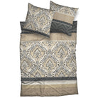 bettwaesche mandala gemustert biber beige anthrazit