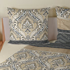 bettwaesche mandala gemustert biber beige anthrazit
