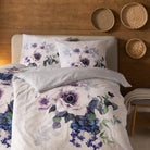 bettwaesche bluete floral lila eis winter