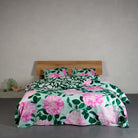 bettwaesche gebluemt blueten wende rosa