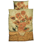 bettwaesche vincent van gogh kunstwerk malerei blumen vase