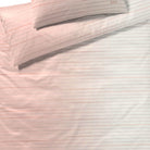 bettwaesche linien streifen rosa mako satin