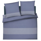 bettwaesche bettgarnitur gestreift blautoene