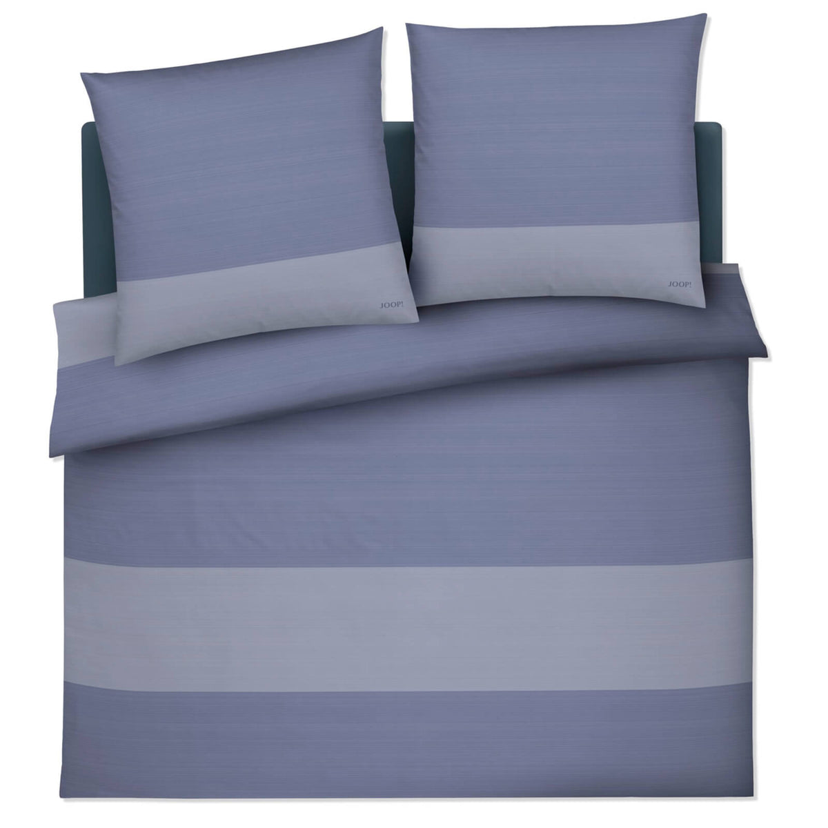 bettwaesche bettgarnitur gestreift blautoene