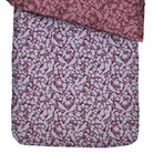 bettwaesche bettgarnitur voegel floral purple