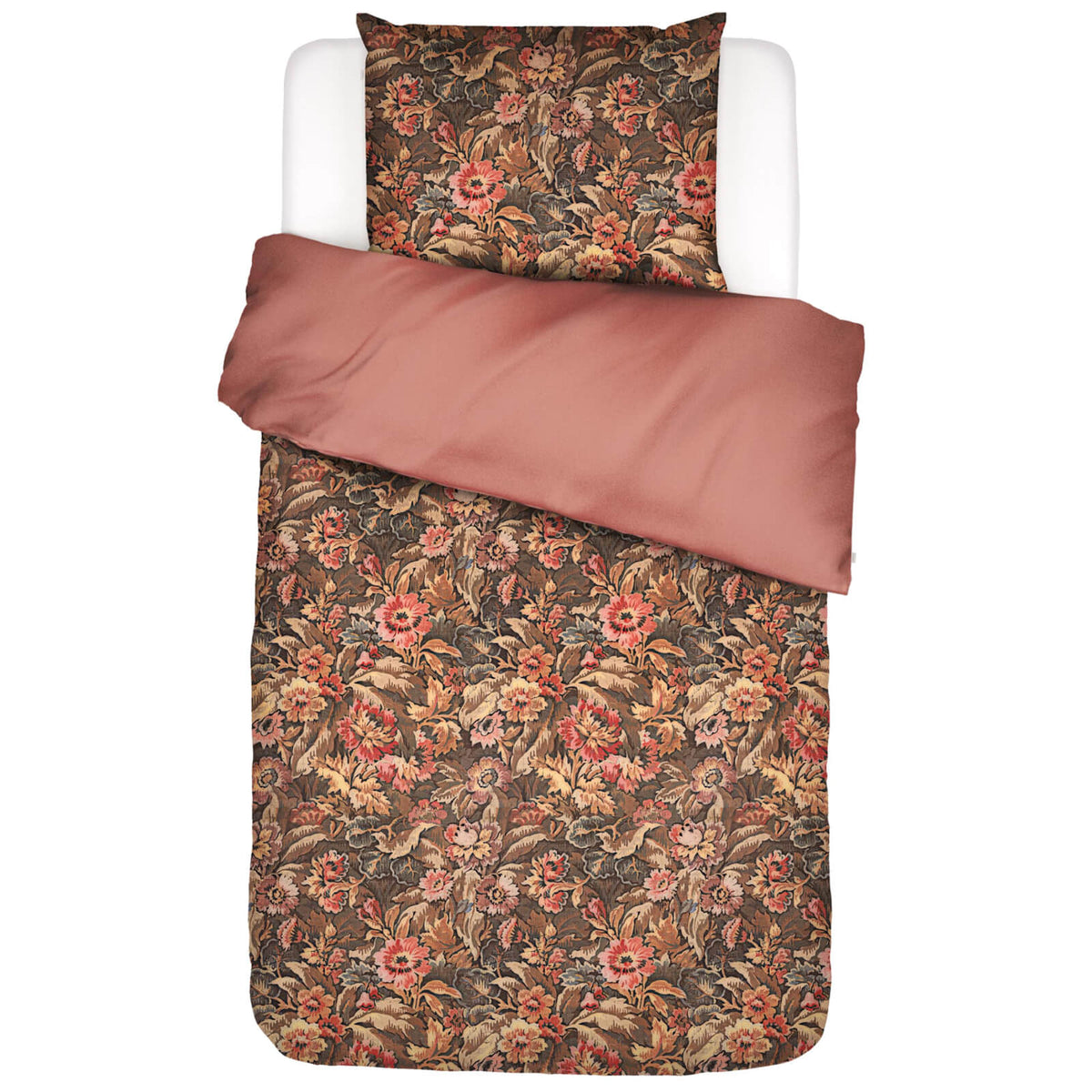 bettwaesche essenza retro gebluemt bunt baumwoll satin