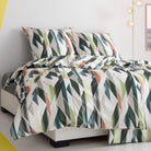 bettwaesche abstrakt gemustert mako satin