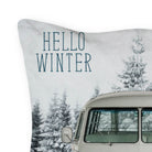dekokissen hello winter bulli blau