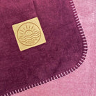 wohndecke kuscheldecke zweifarbig grau rosa