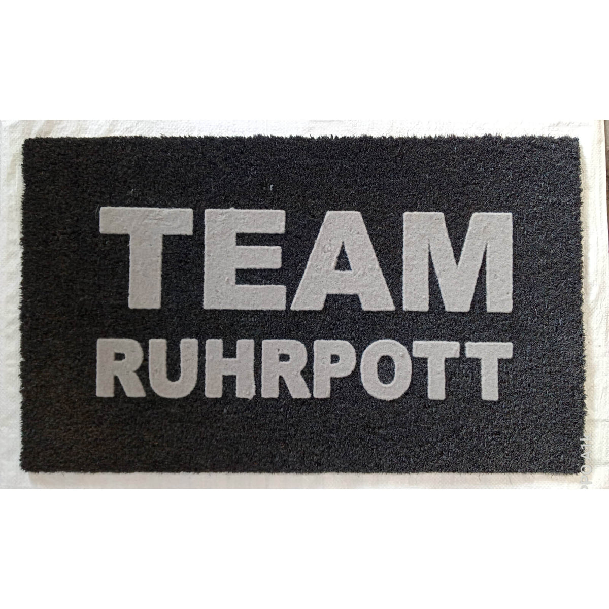 tuervorleger vorleger spruch grau 
