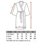 kimono morgenmantel fleur ecru blumen