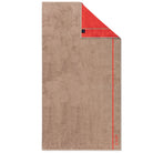 badetuch beige roz baumwolle