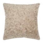 kissenbezug flauschig kunstfell beige