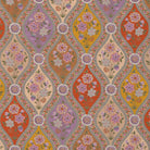 bettgarnitur bettwaesche blaetter muster rauten beige