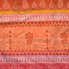bettwaesche indi casatex ornamente organge rot paisley