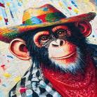 strandlaken badetuch cuba affe cowboy kopfhoerer