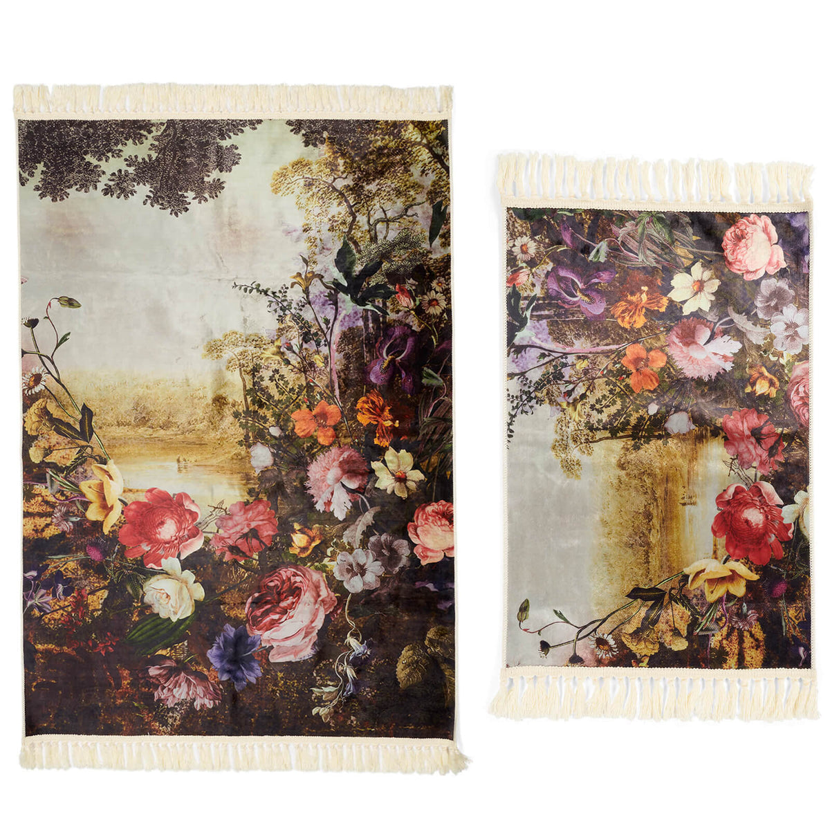 teppich florence bunt see blumen blueten