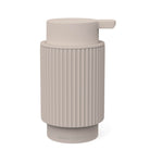 pumpspender fluessigseifenbehaeltniss beige keramik