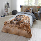 bettwaesche raubtier tiger steppe wildnis